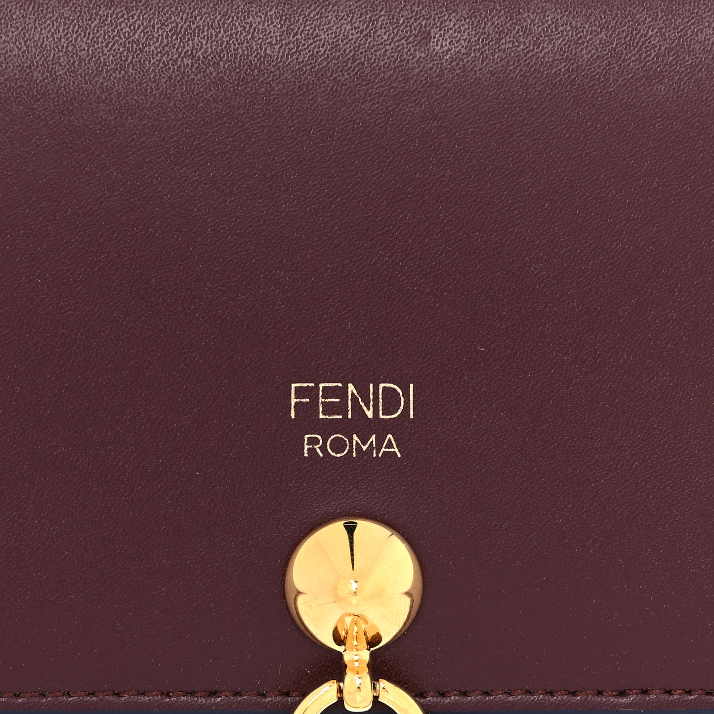 Vitello Liberty Vitello Century Bi-Color By The Way Compact Bi-Fold Wallet Bordeaux Sand