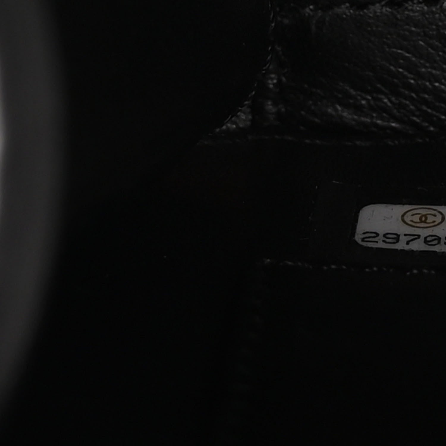 Chanel Caviar Quilted Small CC Filigree Vanity Case Beige Black 7 of 10