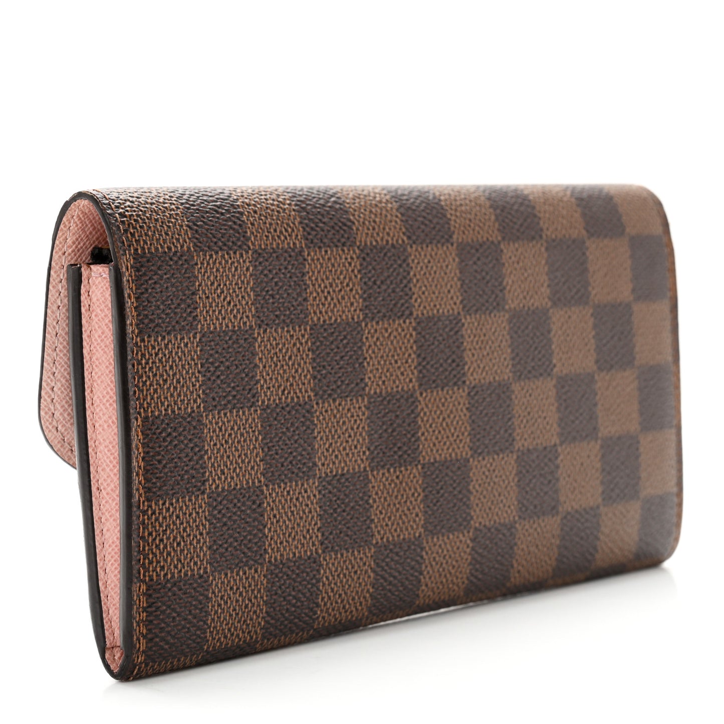 Damier Ebene Emilie Wallet Rose Ballerine