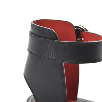 Louis Vuitton Calfskin Monogram Ocean Drive Flat Sandals 36 Black 9 of 13