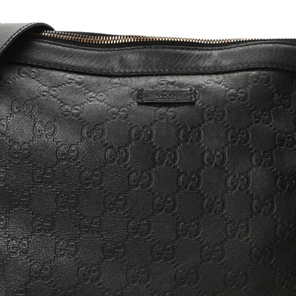 Gucci Guccissima GG Messenger Bag Black 8 of 10