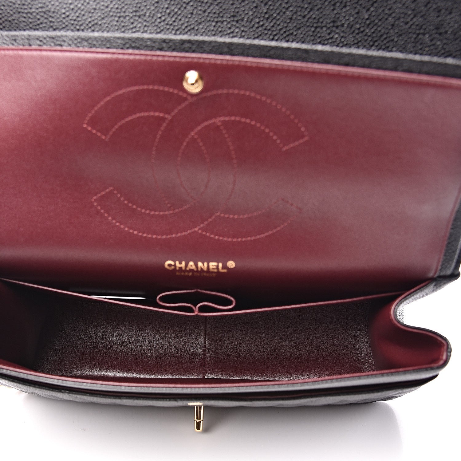 Chanel Caviar Quilted Jumbo Double Flap Black 4 of 9