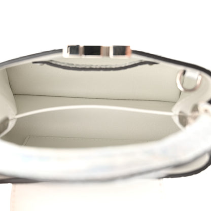 Louis Vuitton Alligator Mini Capucines Silver 5 of 10