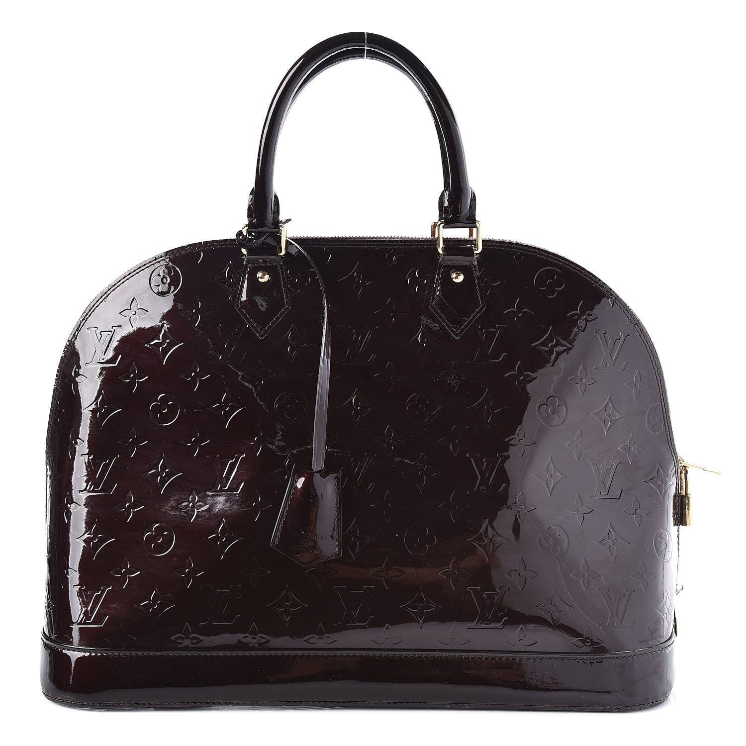 Louis Vuitton Vernis Alma MM Amarante 1 of 14