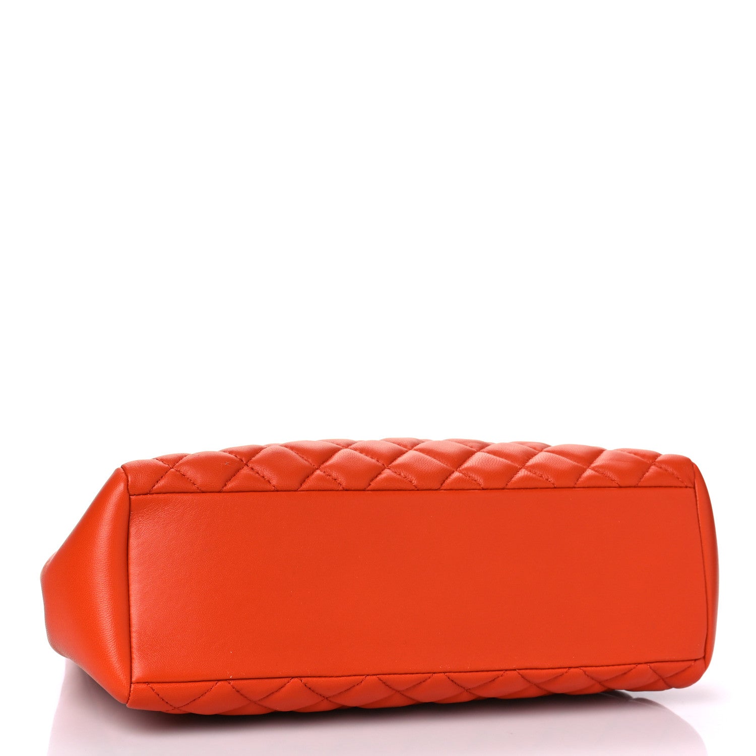 Versace Nappa Quilted Medusa Chain Shoulder Bag Orange 4 of 9