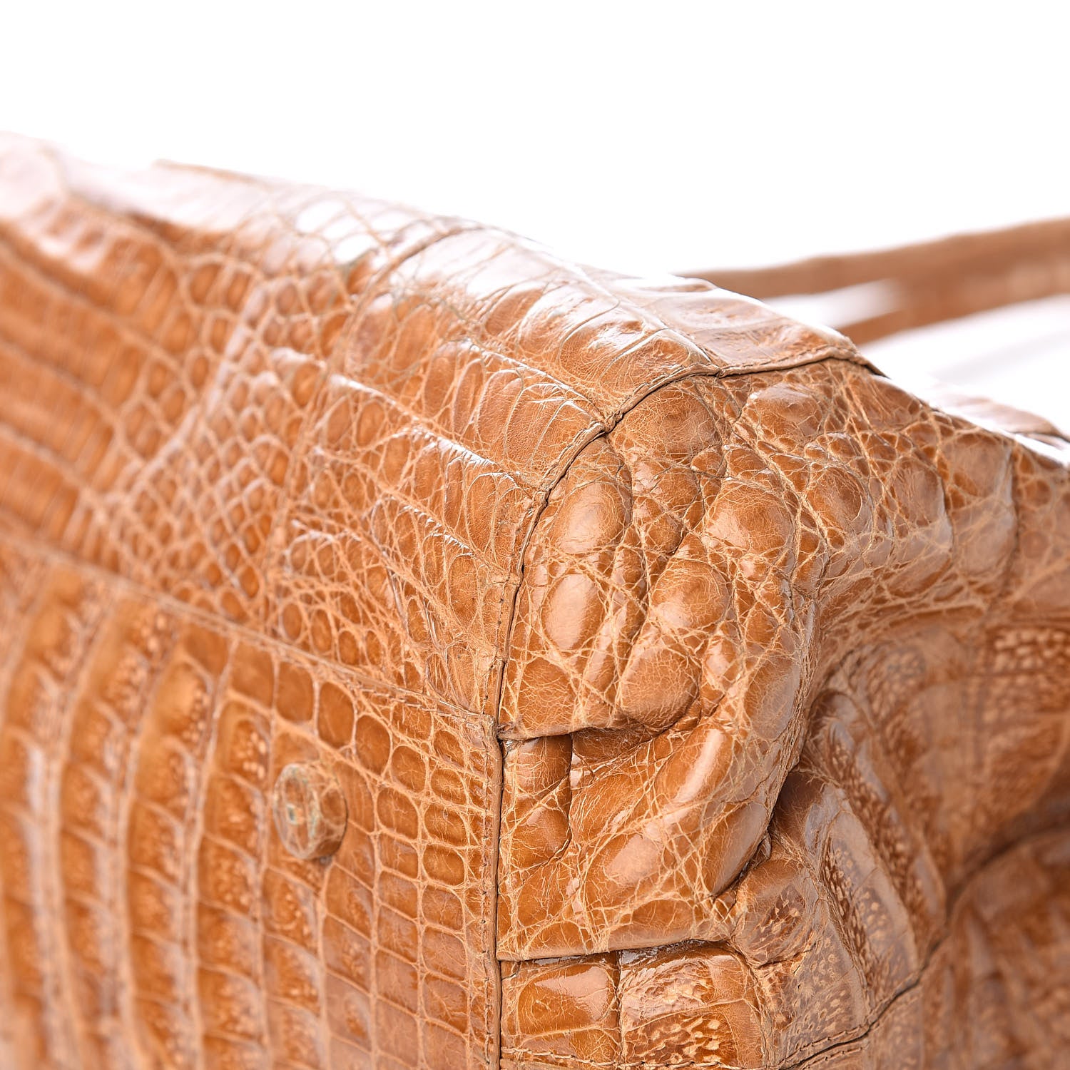 Nancy Gonzalez Crocodile Top Handle Tote Brown 10 of 15