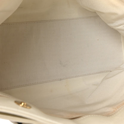 Chanel Calfskin Cerf Executive Shopper Tote White 5 of 11