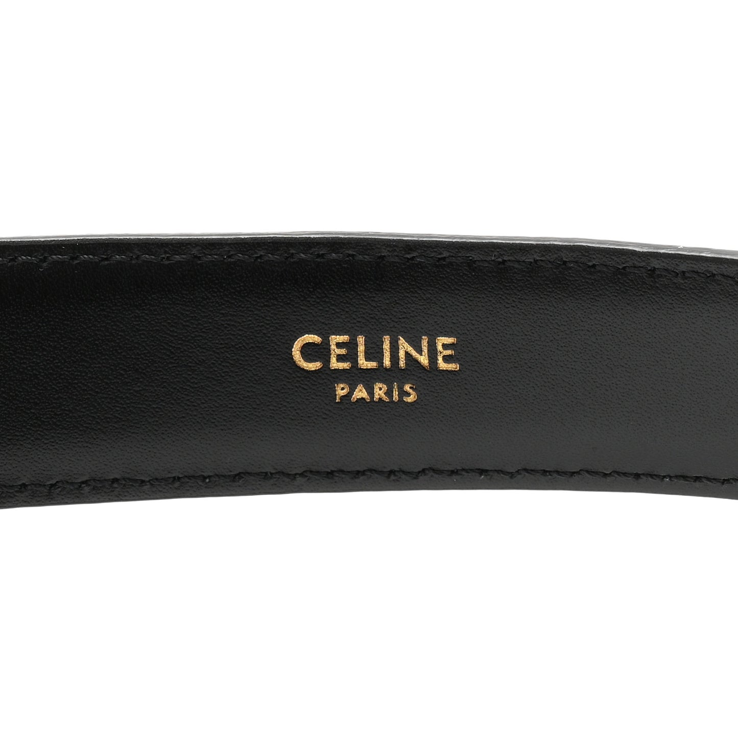 Box Calfskin Medium 25mm Triomphe 90 36 Belt Black