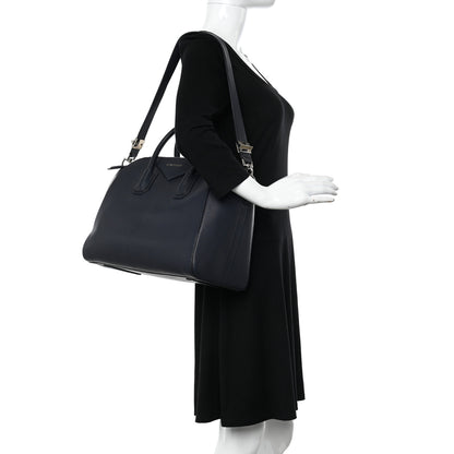 Givenchy Sugar Goatskin Medium Antigona Navy 2 of 11