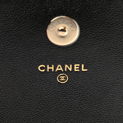 Chanel Caviar Quilted CC Airpods Pro and Phone Case With Chain Black 6 of 12