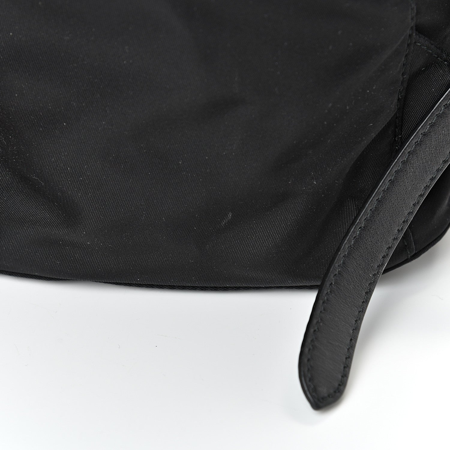 Prada Nylon New Vela Studded Backpack Black Green 11 of 11