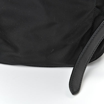 Prada Nylon New Vela Studded Backpack Black Green 11 of 11