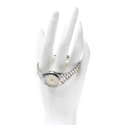 Rolex 18K White Gold Diamond 26mm Datejust President Watch Silver Jubilee 69179 2 of 6