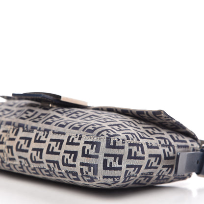 Fendi Zucchino Mini Mama Baguette Navy 7 of 8