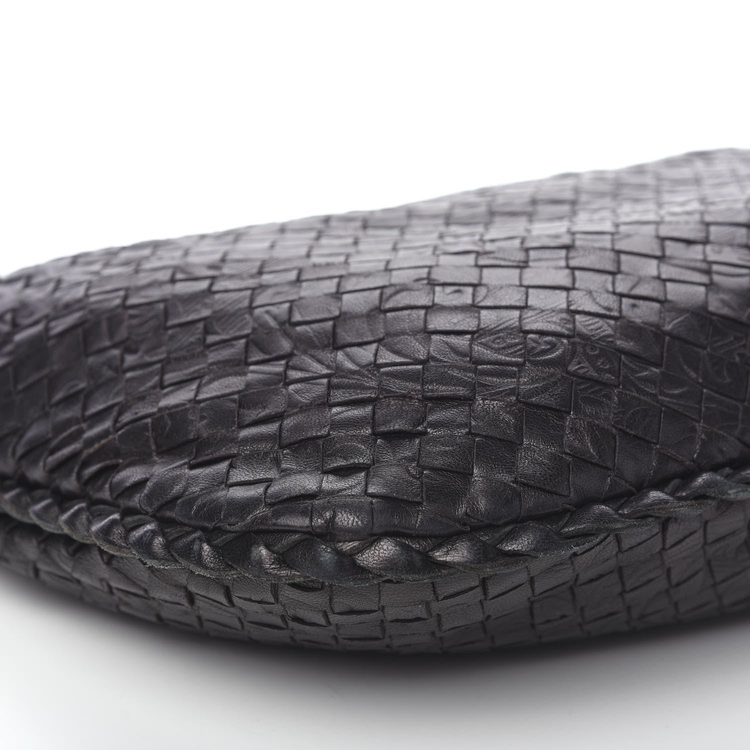Bottega Veneta Nappa Intrecciato Embossed Medium Veneta Hobo Black 5 of 11