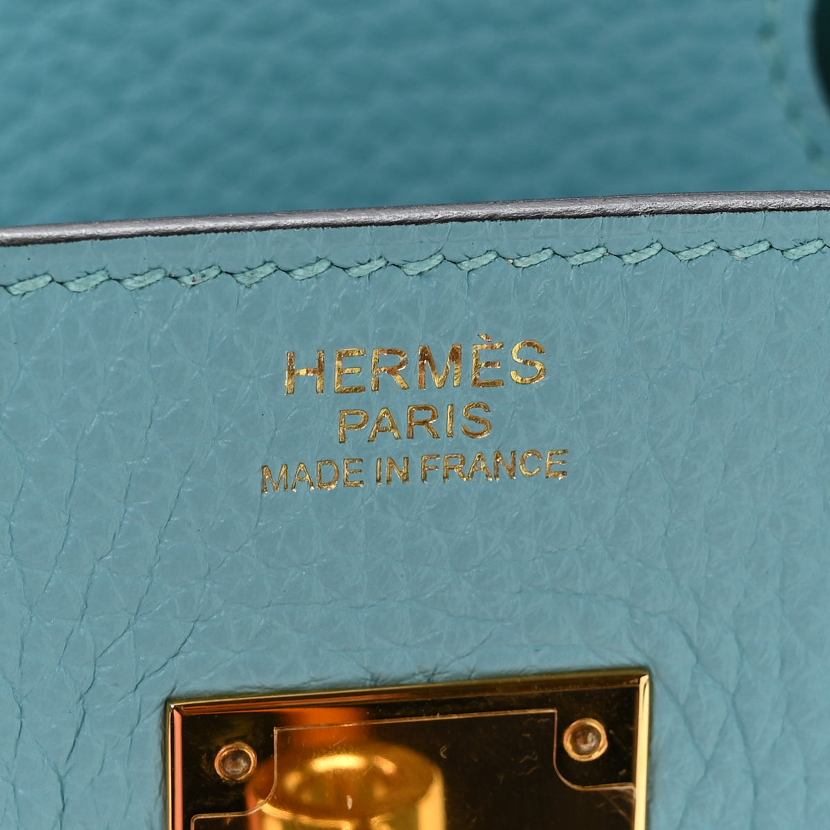 Togo Birkin 30 Bleu Saint Cyr