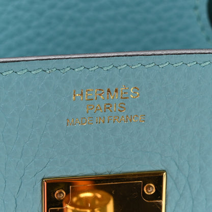 Hermes Togo Birkin 30 Bleu Saint Cyr 6 of 11