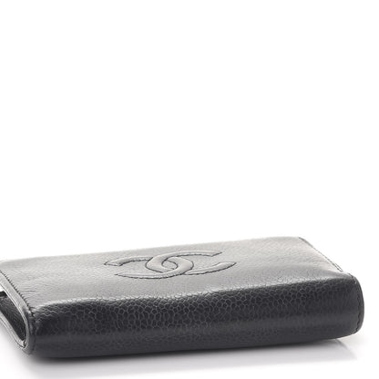 Chanel Caviar Timeless CC Coin Purse Case Black 10 of 11