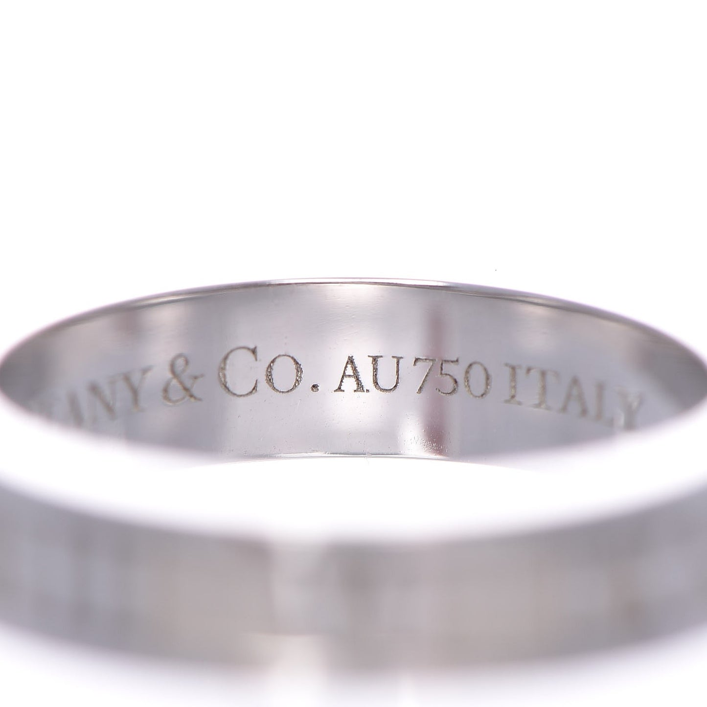 18K White Gold Atlas Ring 49.5 5