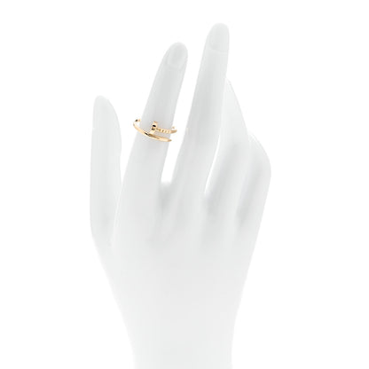 Cartier 18K Yellow Gold Small Juste Un Clou Ring 49 5 2 of 6