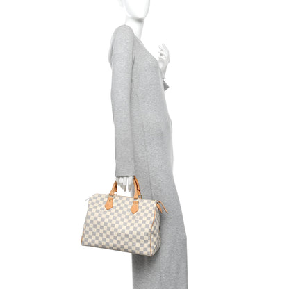 Louis Vuitton Damier Azur Speedy 30 2 of 10