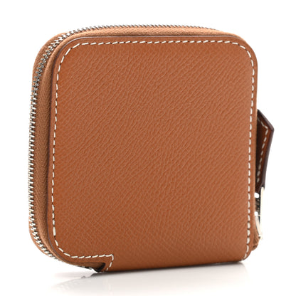 Hermes Epsom Silk'in Coin Purse Gold 3 of 7