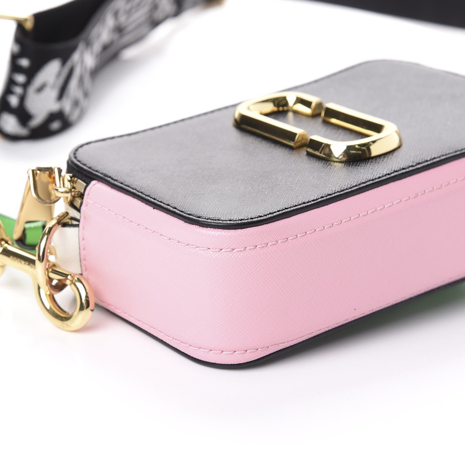 Marc Jacobs Saffiano Small Snapshot Camera Bag Black Multicolor 8 of 9