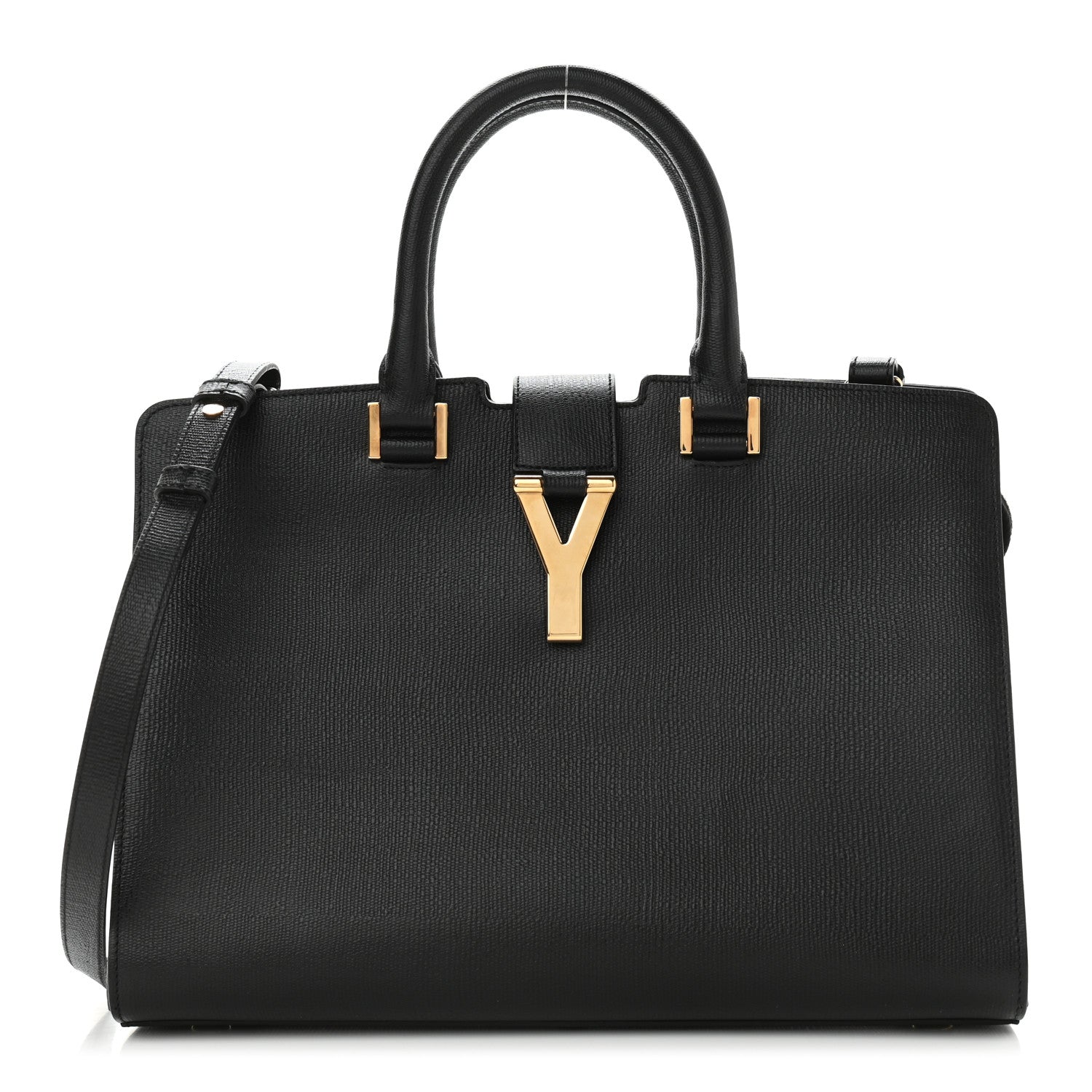 Saint Laurent Textured Calfskin Small Classic Y Cabas Black 1 of 11