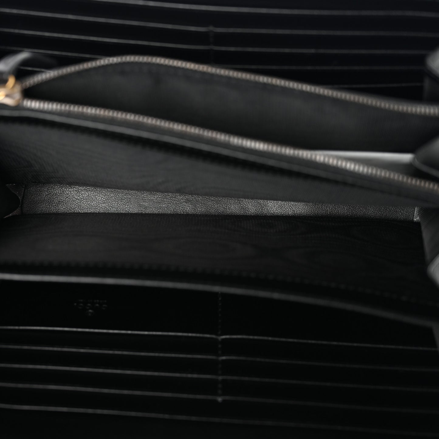 Calfskin Matelasse GG Marmont Chain Wallet Black