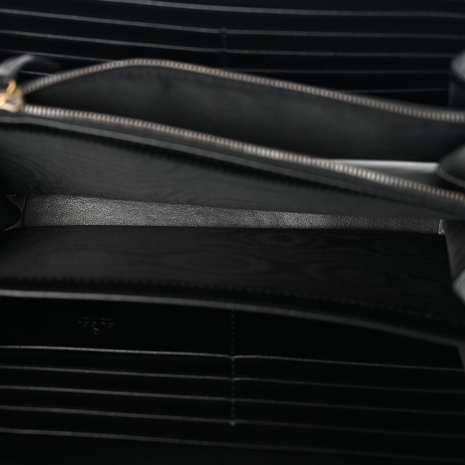 Gucci Calfskin Matelasse GG Marmont Chain Wallet Black 5 of 11