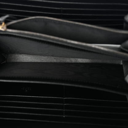 Gucci Calfskin Matelasse GG Marmont Chain Wallet Black 5 of 11