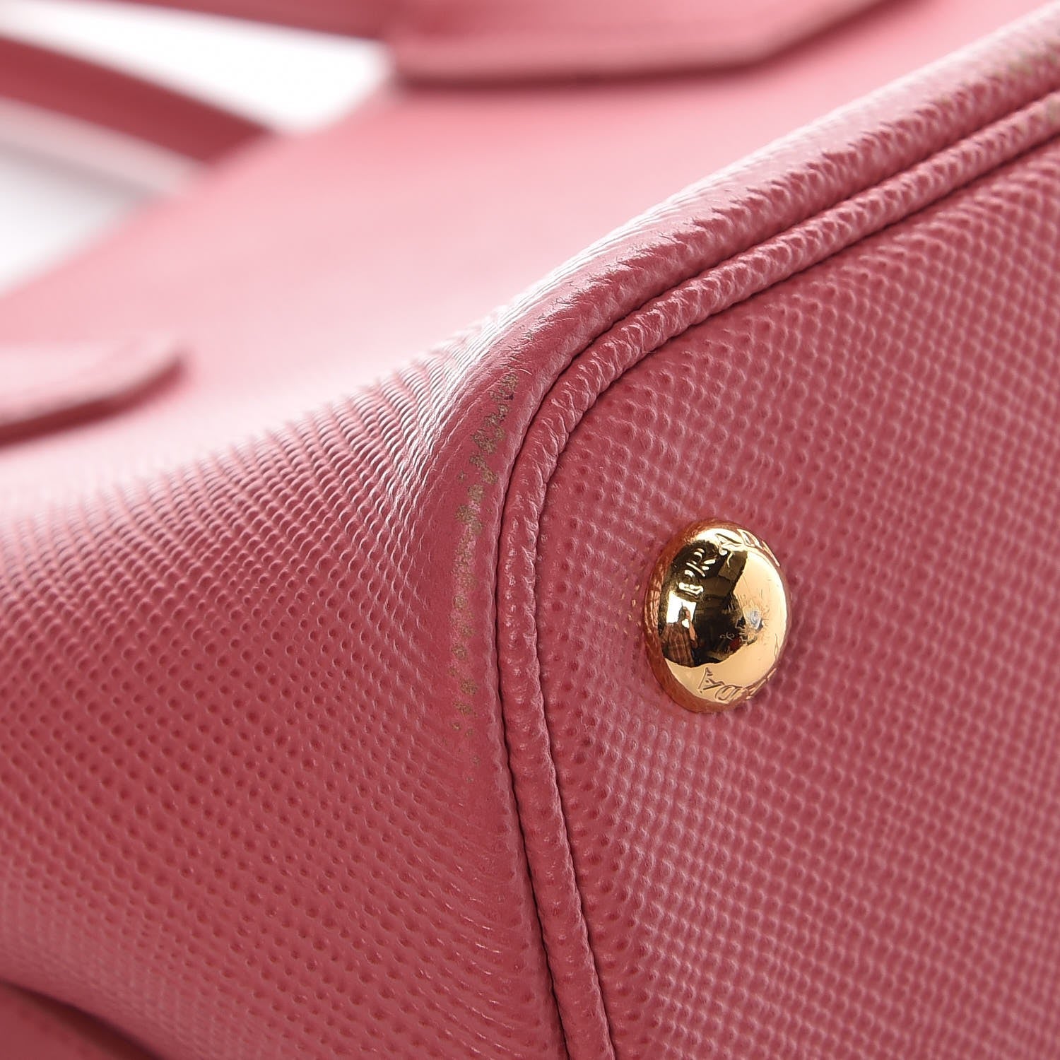 Prada Saffiano Cuir Medium Double Bag Tamaris Pesca 11 of 13