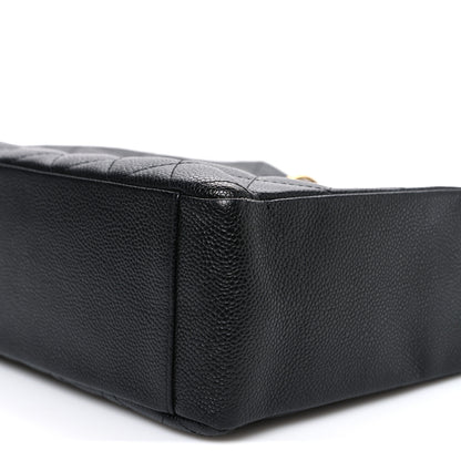 Chanel Caviar Quilted Petit Shopping Tote PST Black 10 of 11