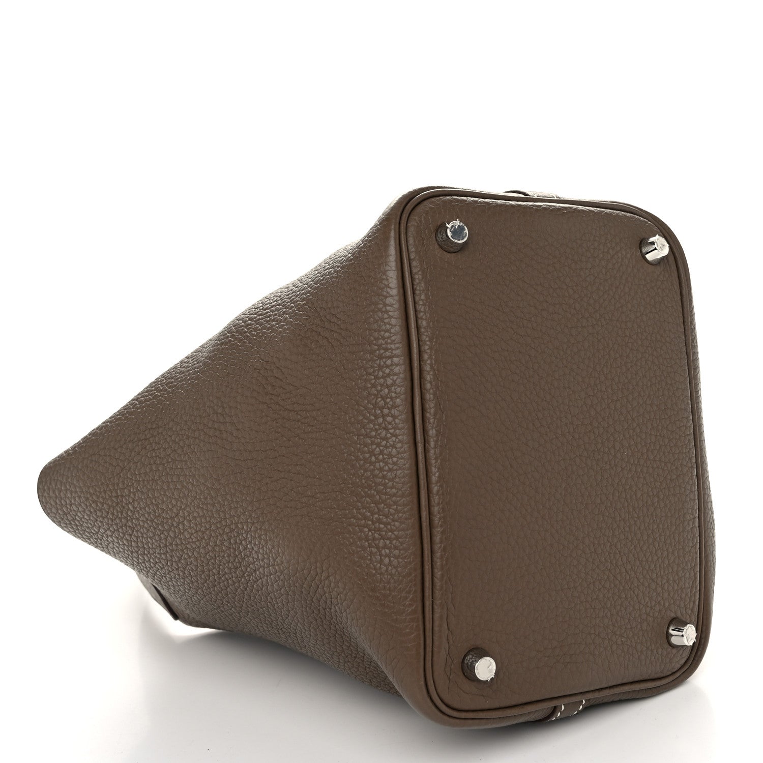 Hermes Taurillon Clemence Picotin Lock 18 PM Etoupe 4 of 10
