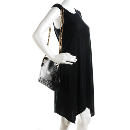 Chanel Lambskin Quilted Shoulder Bag Black 2 of 9