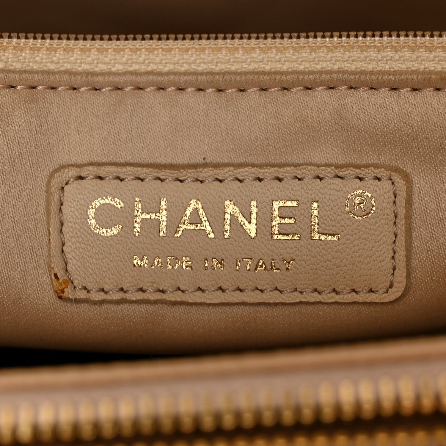 Chanel Caviar Quilted Grand Shopping Tote GST Beige 7 of 16