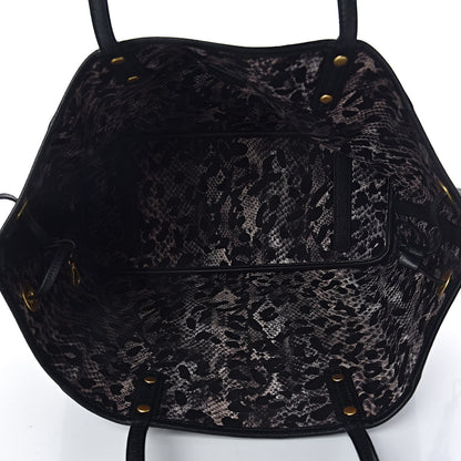 MCM Visetos Medium Project Reversible Shopper Tote Black 9 of 15