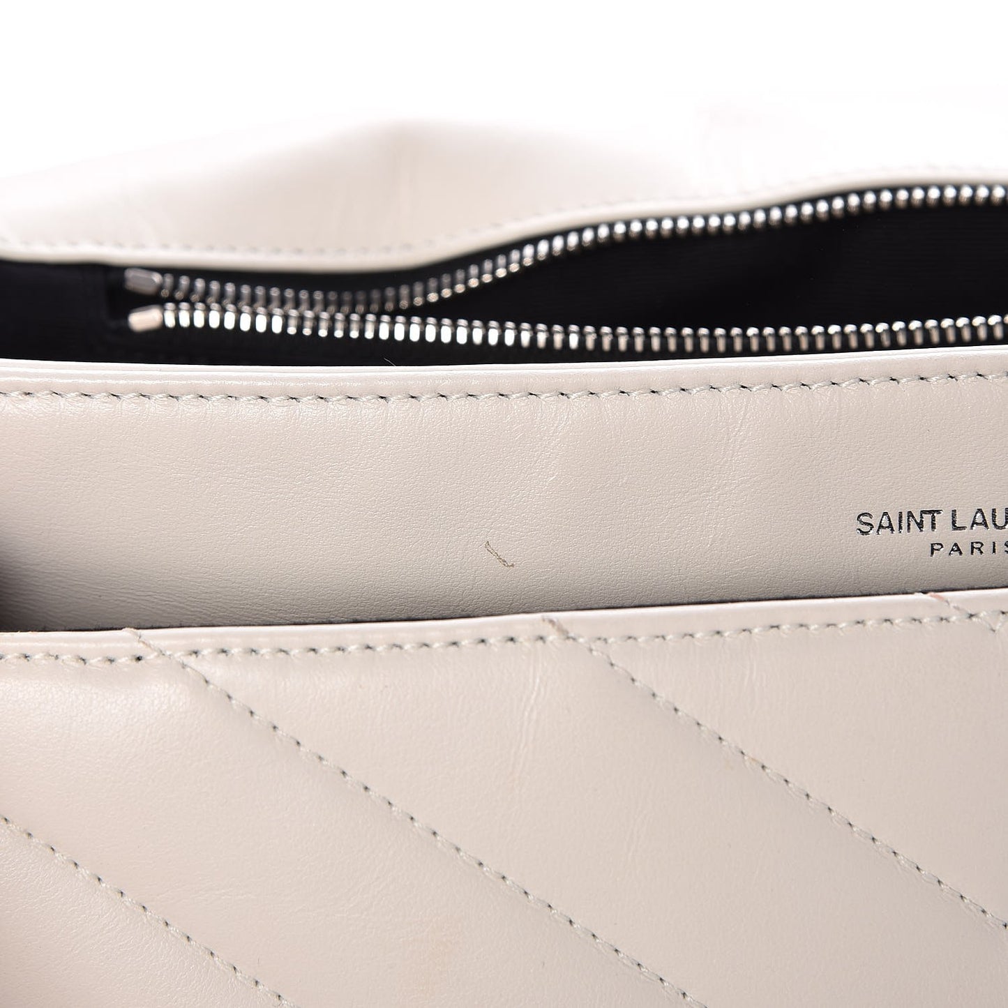 Calfskin Y Quilted Monogram Loulou Shoulder Bag Porcellana