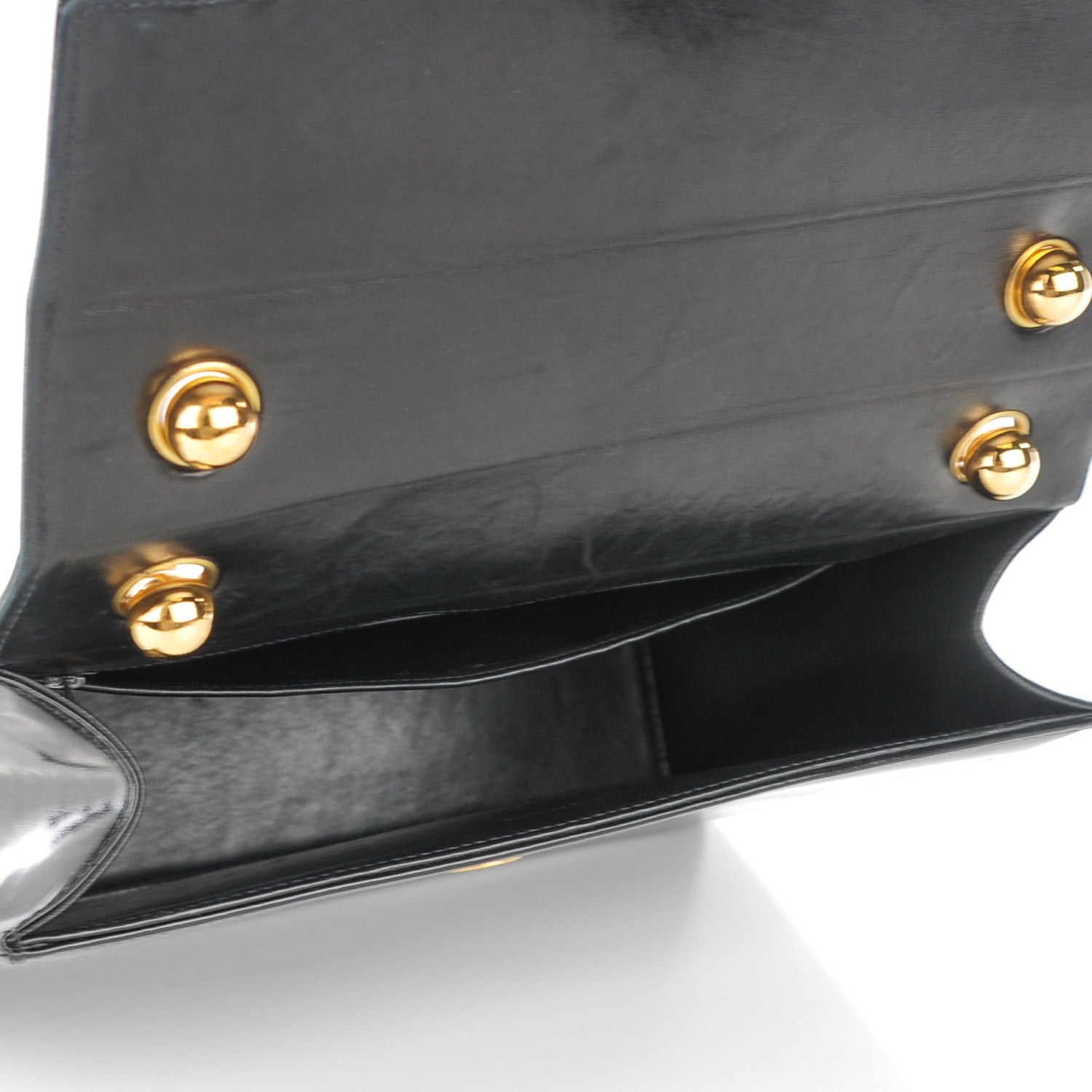Chanel Vinyl CC Flap Black 6 of 11