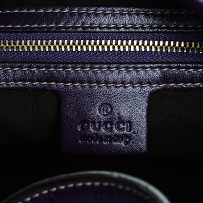 Gucci Suede Studded Large Jackie Shoulder Bag Purple 6 of 7