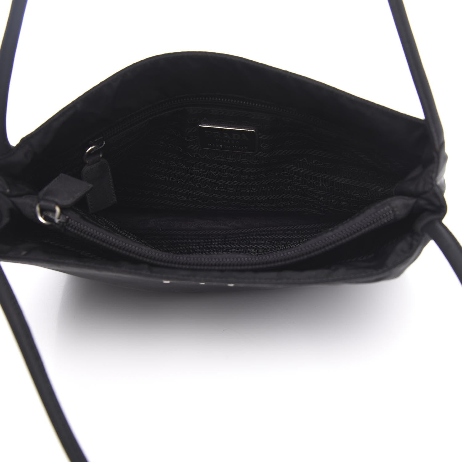 Prada Tessuto Nylon Vela Shoulder Bag Black 5 of 11