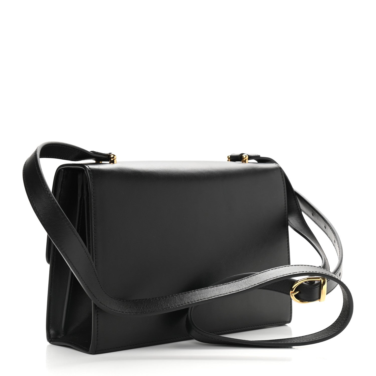 Gucci Smooth Calfskin Small Zumi Shoulder Bag Black 3 of 9