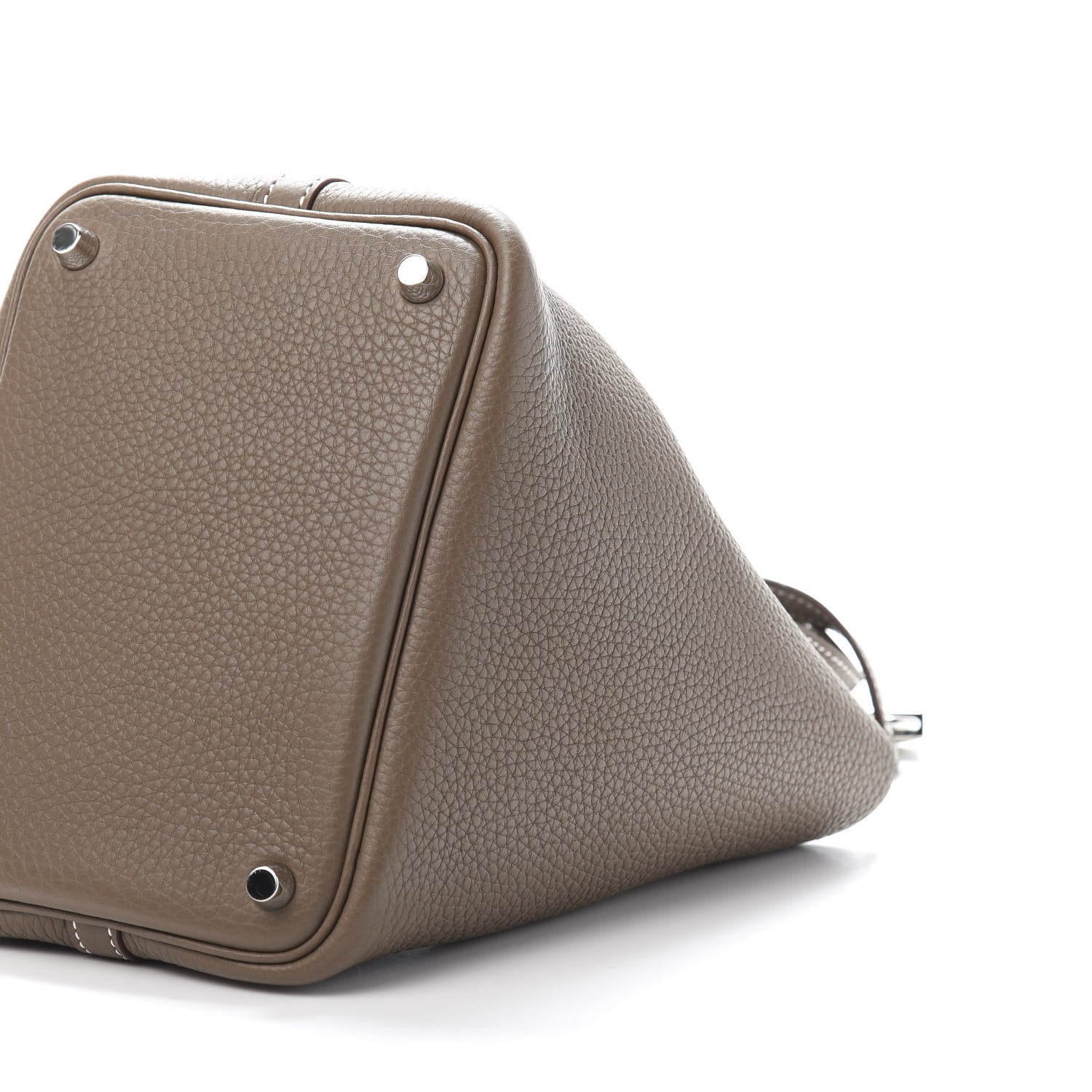 Hermes Taurillon Clemence Picotin Lock 18 PM Etoupe 9 of 11