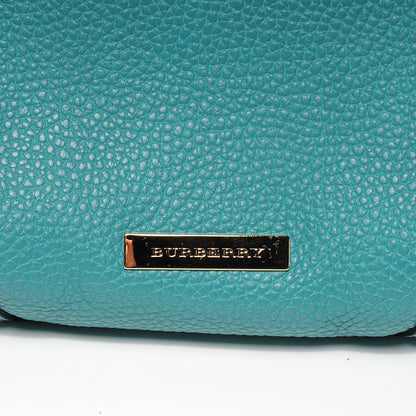 Burberry Pebbled Calfskin Small Honeywood Tote Kingfisher 5 of 9