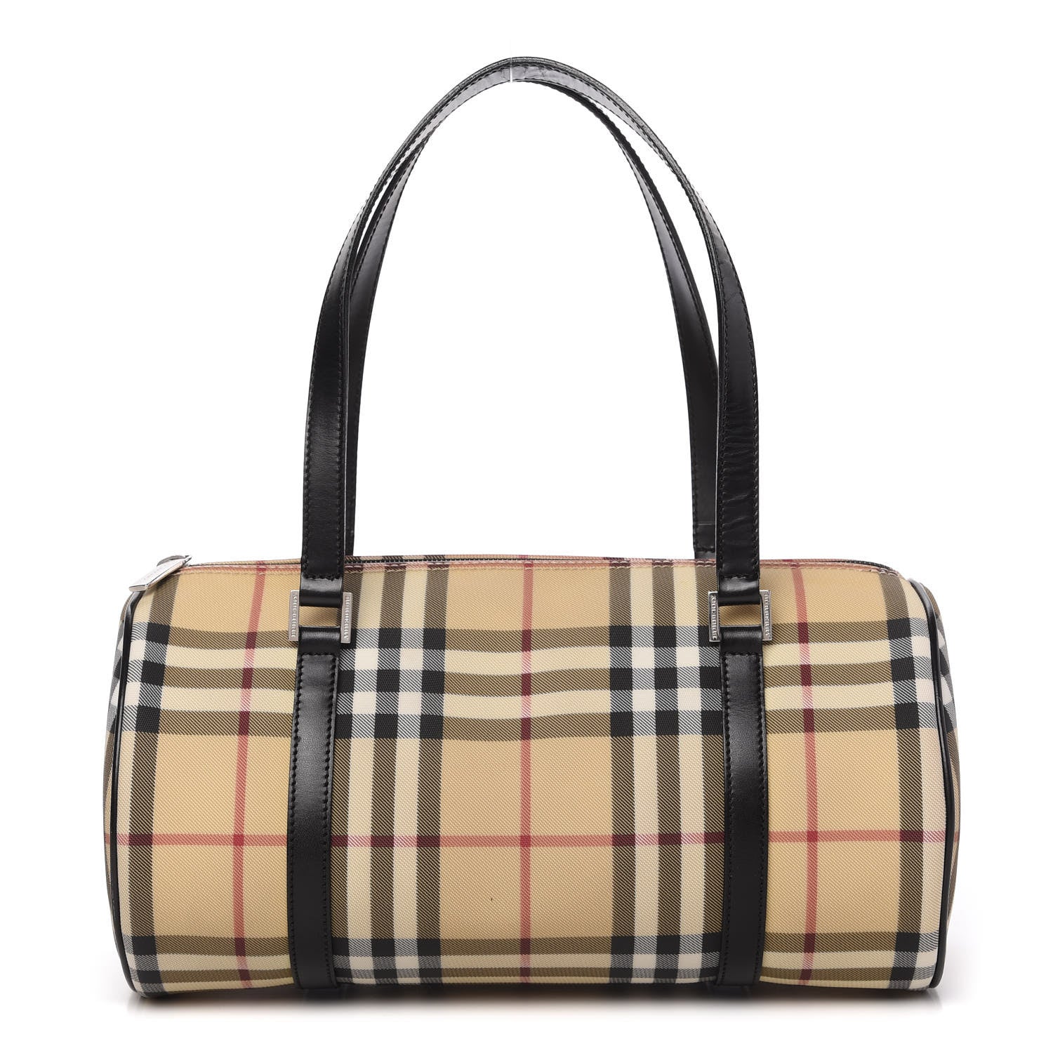 Burberry House Check Barrel Bag Black 1 of 11