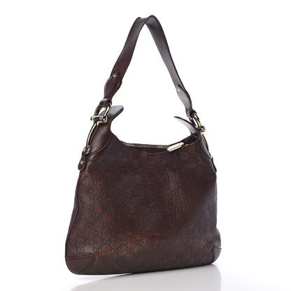 Gucci Guccissima Creole Hobo Chocolate 3 of 13