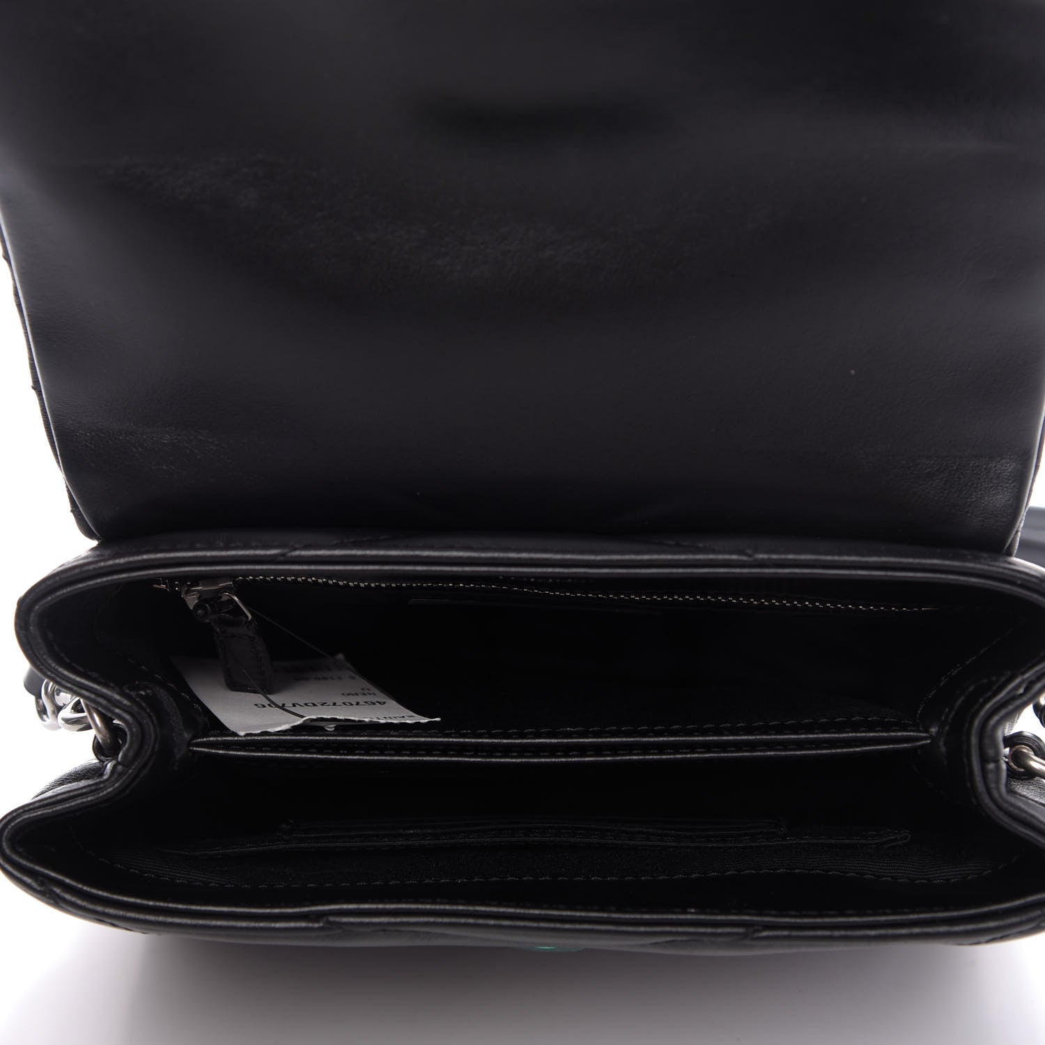 Saint Laurent Calfskin Y Quilted Monogram Toy Loulou Crossbody Bag Black 5 of 11