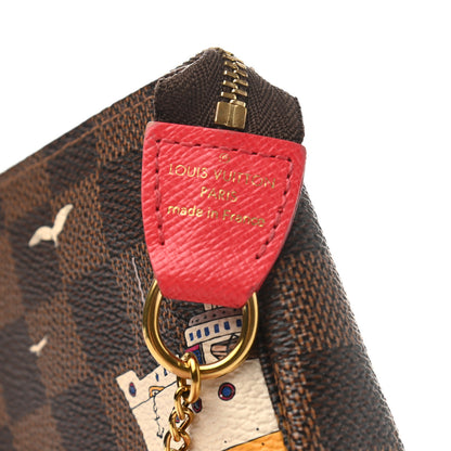 Louis Vuitton Damier Ebene 2016 Christmas Animation Mini Pochette Accessories 8 of 8