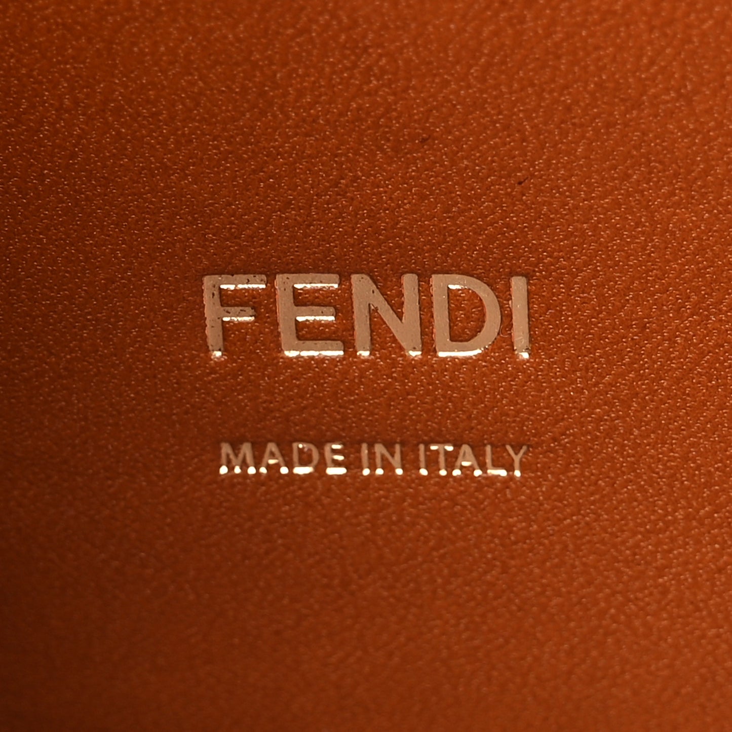 Canvas Cuoio Agata FF Ajour Embroidered Baguette Ciclamino Cuoio