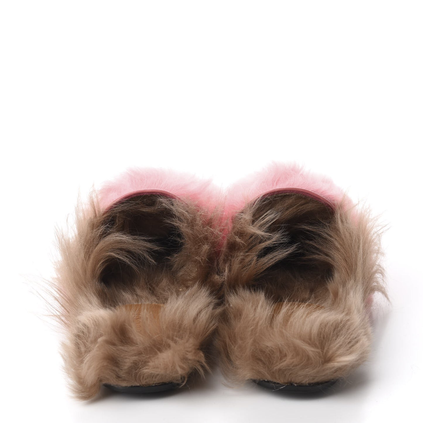 Merino Wool Womens Princetown Slippers 39.5 Pink